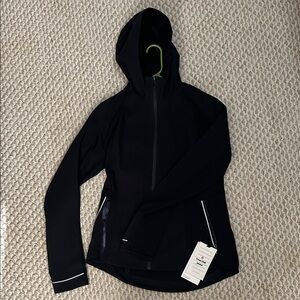 Lululemon Athletica NWT Black Cross Chill Hooded Jacket size 10